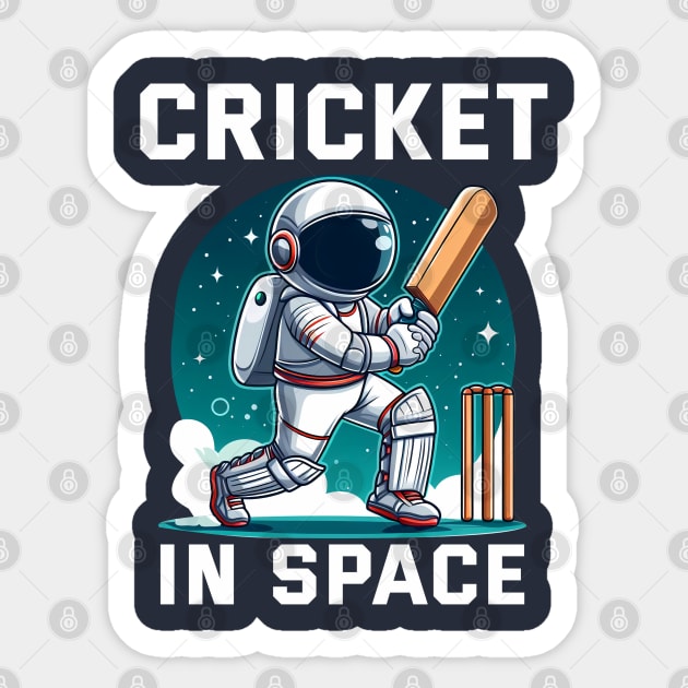 Cricket in Space - with Astro Sticker by mirailecs